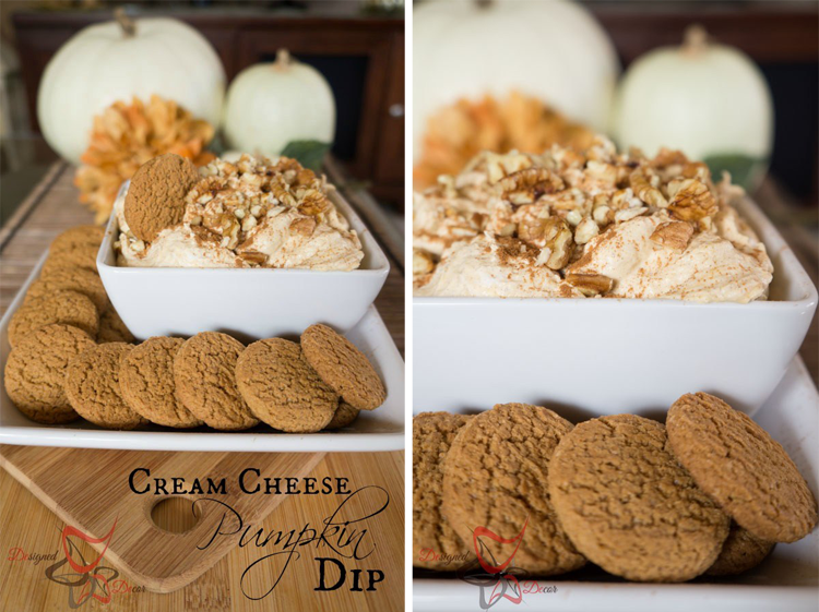 Cream Cheese Pumpkin Dip | Designed Decor